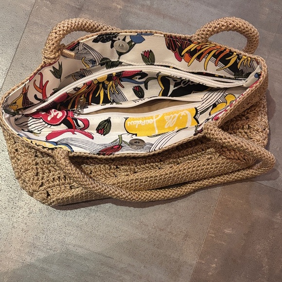 The Sak Brown Crochet Tote Bag - Picture 2 of 3